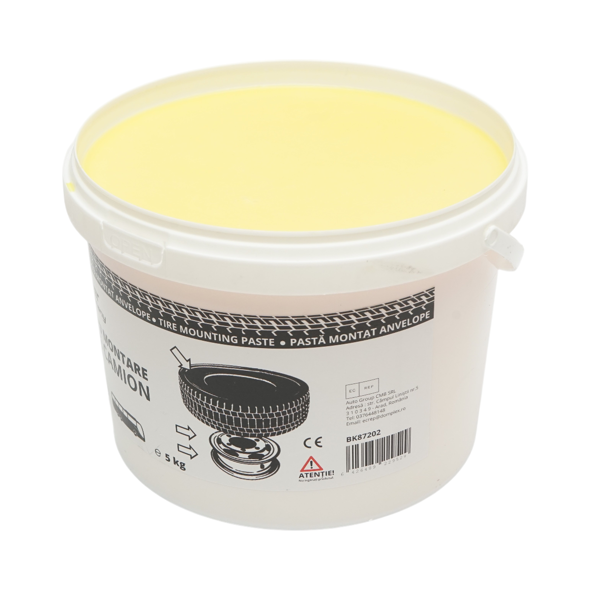 Pasta montaj anvelope camion galbena 5kg Breckner Germany - imagine 3