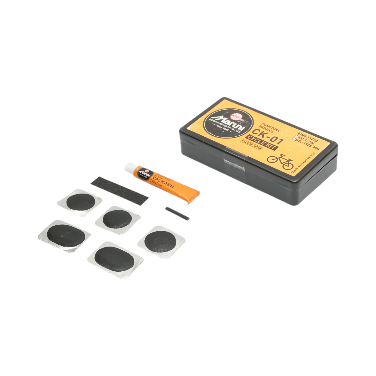 Kit petice reparatie camera bicicleta, motocicleta, roaba, tuk-tuk 8 piese CK-01 Maruni made in Japan - imagine 3