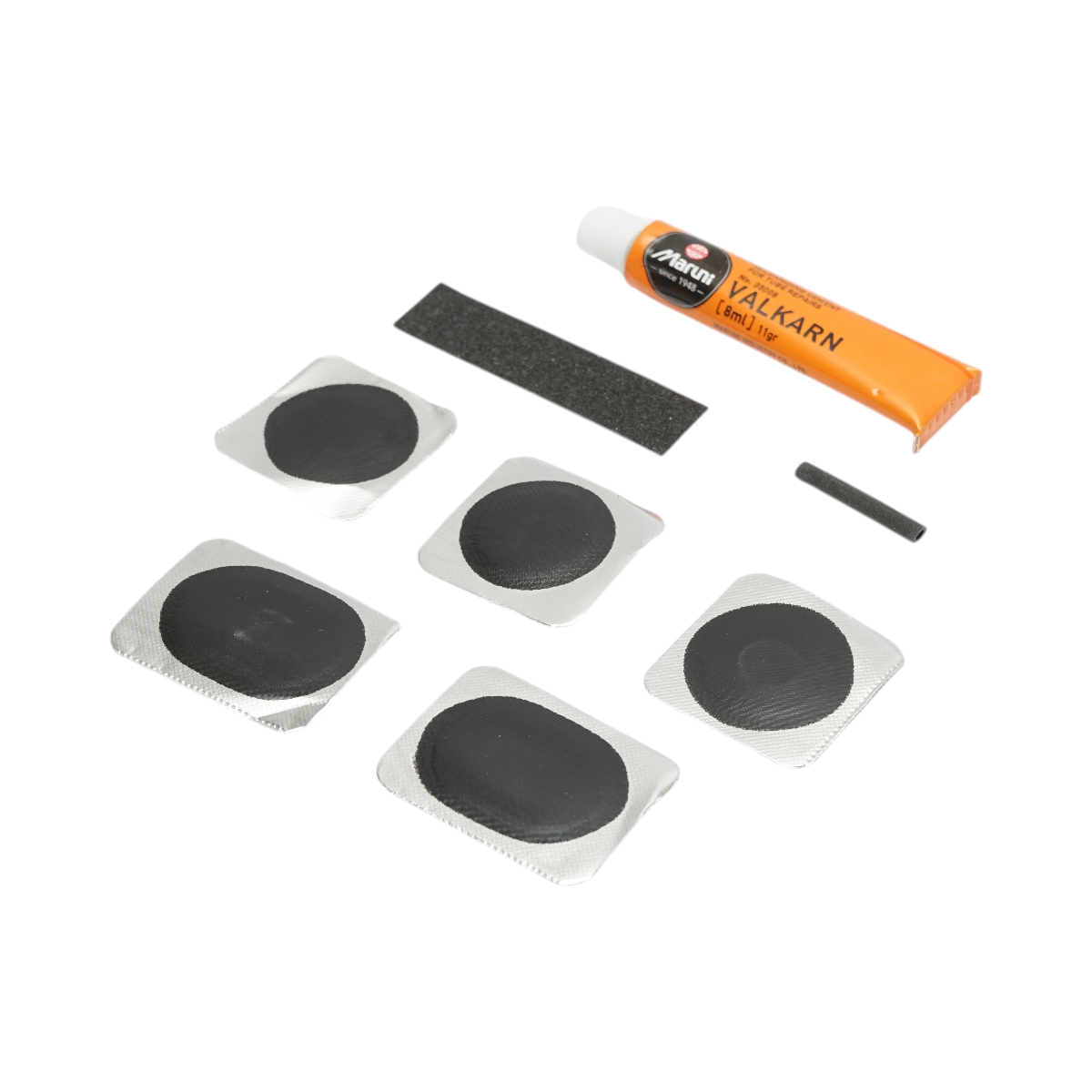 Kit petice reparatie camera bicicleta, motocicleta, roaba, tuk-tuk 8 piese CK-01 Maruni made in Japan - imagine 4