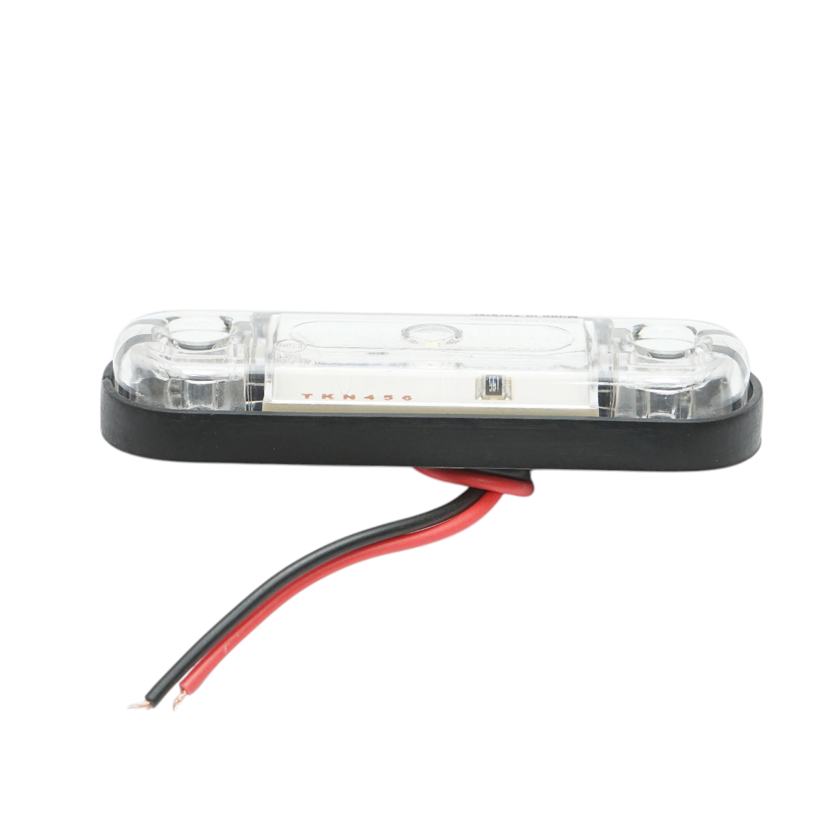 Lampa gabarit laterala ovala LED 12V-24V alba 3 LED-uri 87x28x13.5mm Breckner Germany - imagine 4