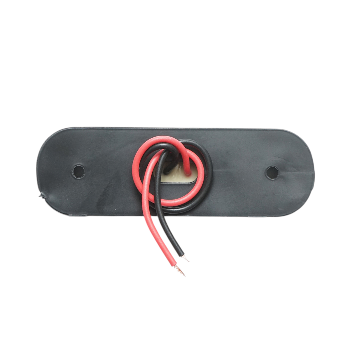 Lampa gabarit laterala ovala LED 12V-24V rosu fumuriu 3 LED-uri 87x28x13.5mm Breckner Germany - imagine 6
