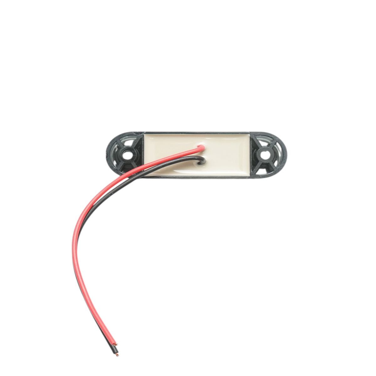Lampa gabarit laterala ovala LED 12V-24V galben fumuriu 3 LED-uri 70x21x10.5mm Breckner Germany - imagine 5