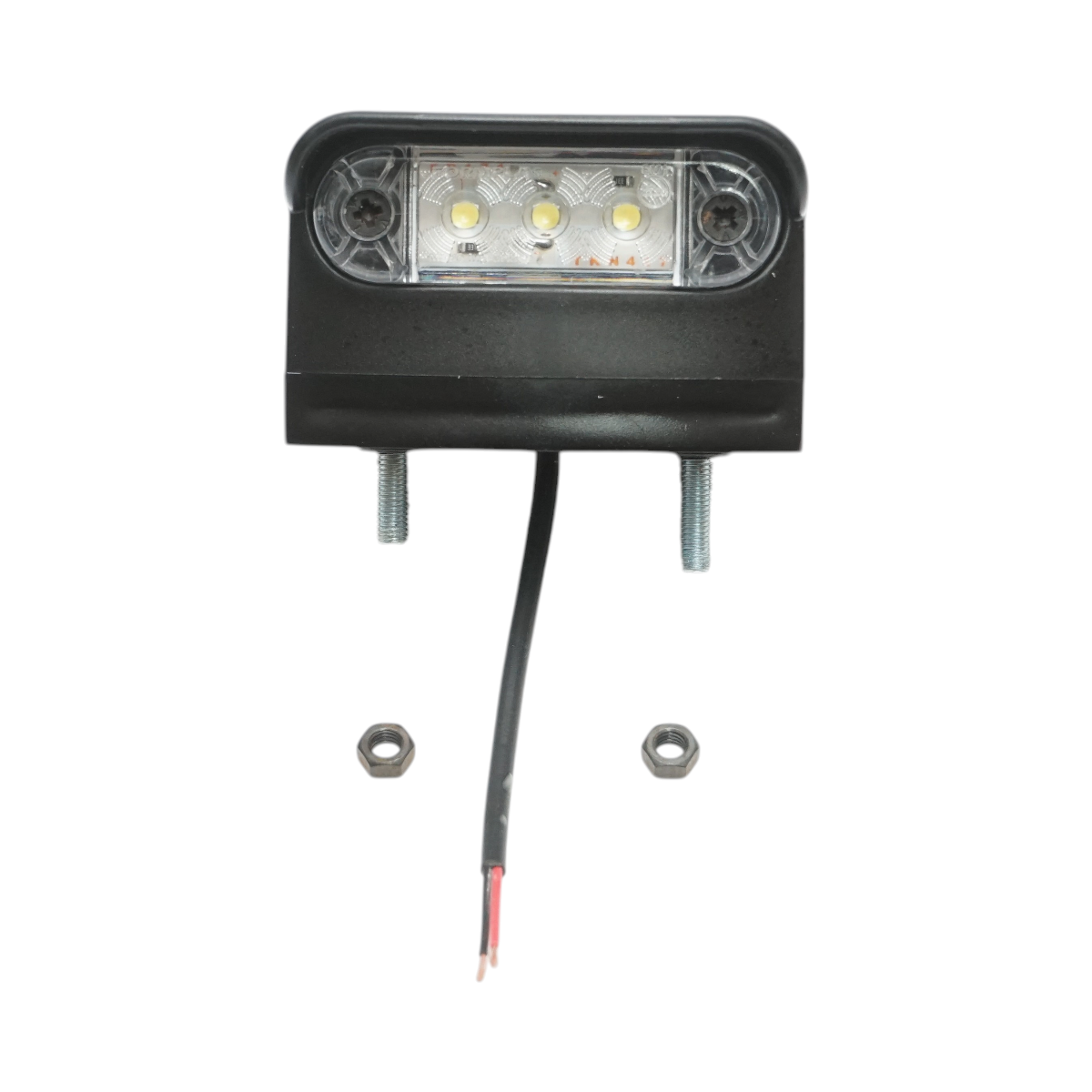 Lampa LED iluminare placuta numar inmatriculare 12V-24V 3 LED-uri 78.5x50mm Breckner Germany - imagine 2