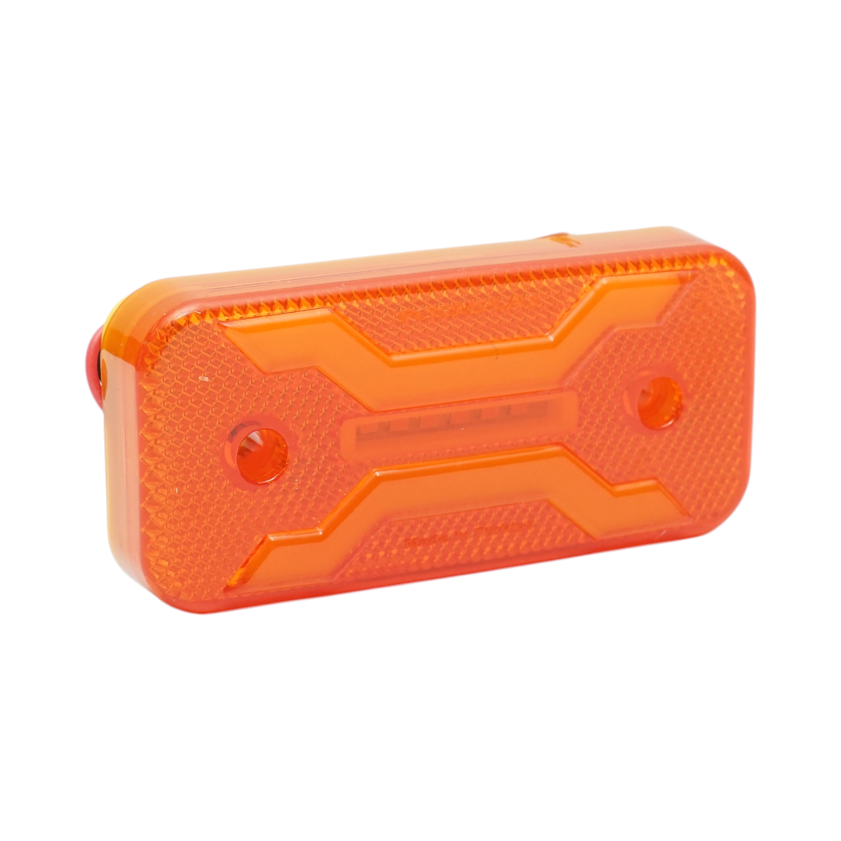 Lampa gabarit laterala LED 12V-24V galbena 2 functii, model X NEON, 30 LED-uri 110x52x16mm Breckner Germany - imagine 4