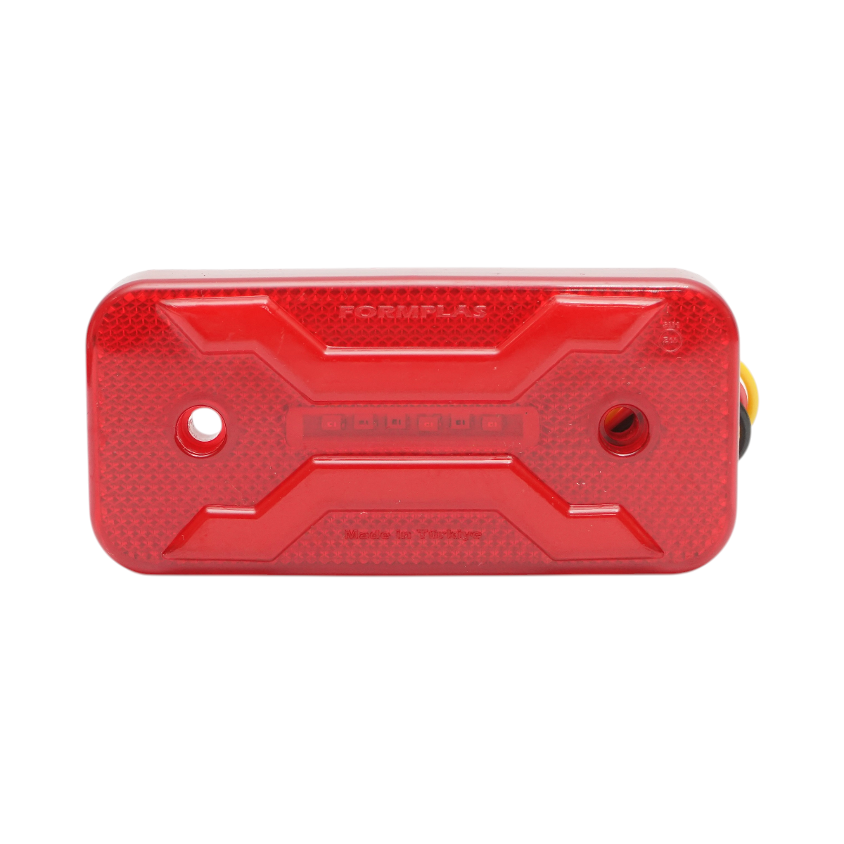 Lampa gabarit laterala LED 12V-24V rosie 2 functii, model X NEON, 30 LED-uri 110x52x16mm Breckner Germany