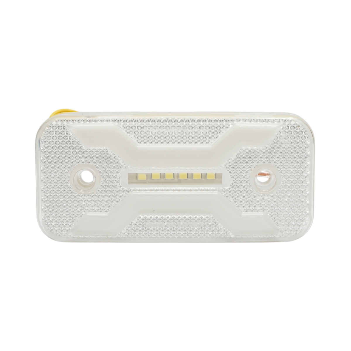 Lampa gabarit laterala LED 12V-24V alba 2 functii, model X NEON, 30 LED-uri 110x52x16mm Breckner Germany