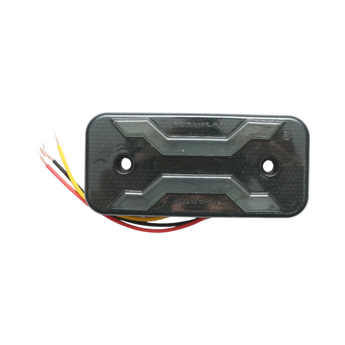 Lampa gabarit laterala LED 12V-24V galben fumuriu 2 functii, model X NEON, 30 LED-uri 110x52x16mm Breckner Germany