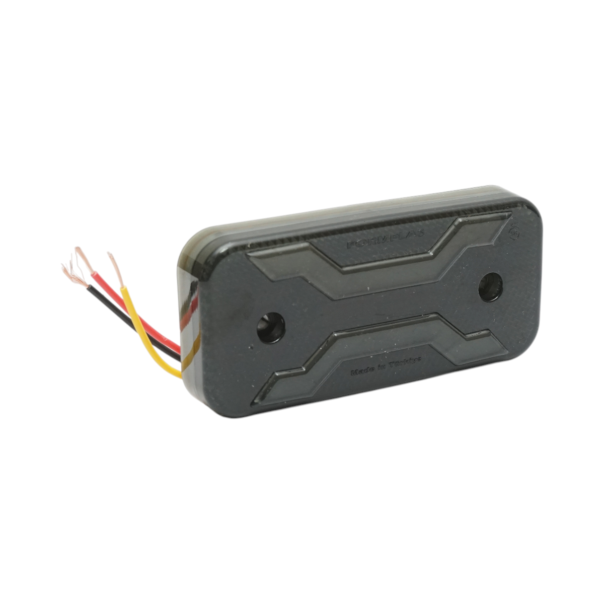 Lampa gabarit laterala LED 12V-24V galben fumuriu 2 functii, model X NEON, 30 LED-uri 110x52x16mm Breckner Germany - imagine 4