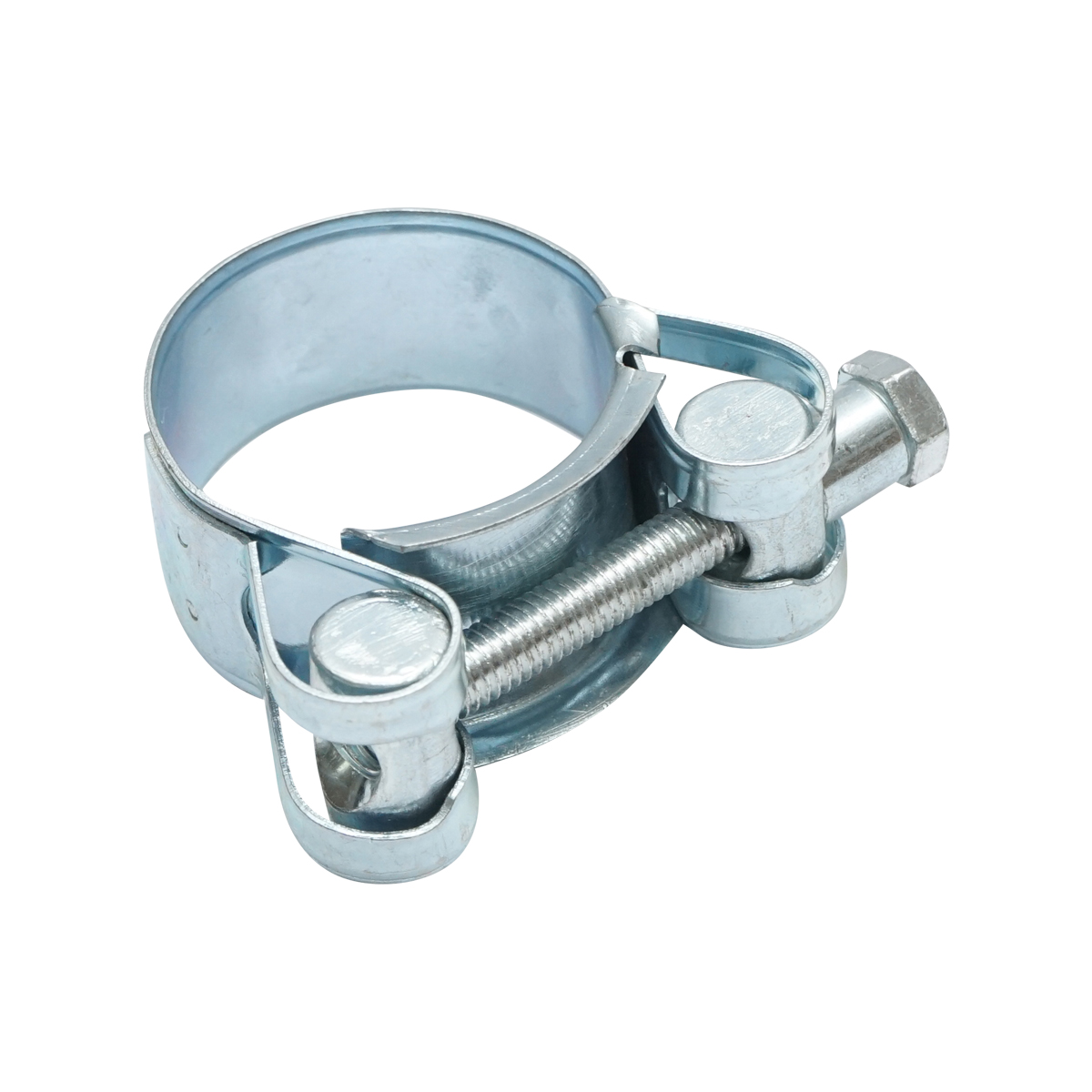 Colier forta, clema metalica zincata cu surub W1 pentru furtunuri 61-63mm Breckner Germany - imagine 4