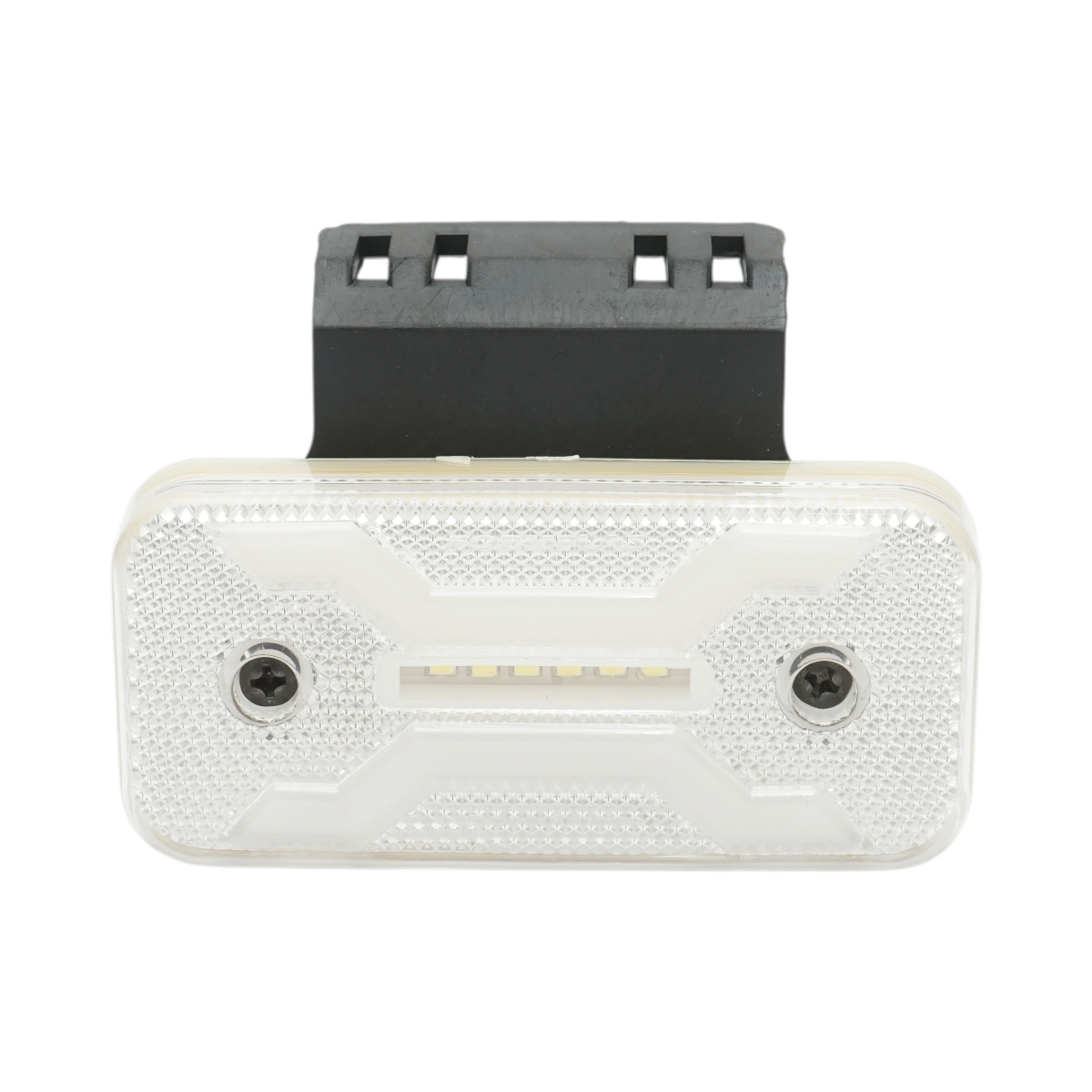 Lampa gabarit laterala LED cu suport 12V-24V alba 2 functii, model X NEON, 30 LED-uri 110x52x16mm Breckner Germany