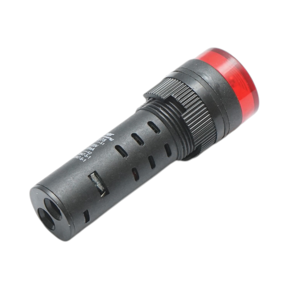 Indicator industrial semnalizare LED cu sonerie 220V AC Ø 16mm Breckner Germany - imagine 2