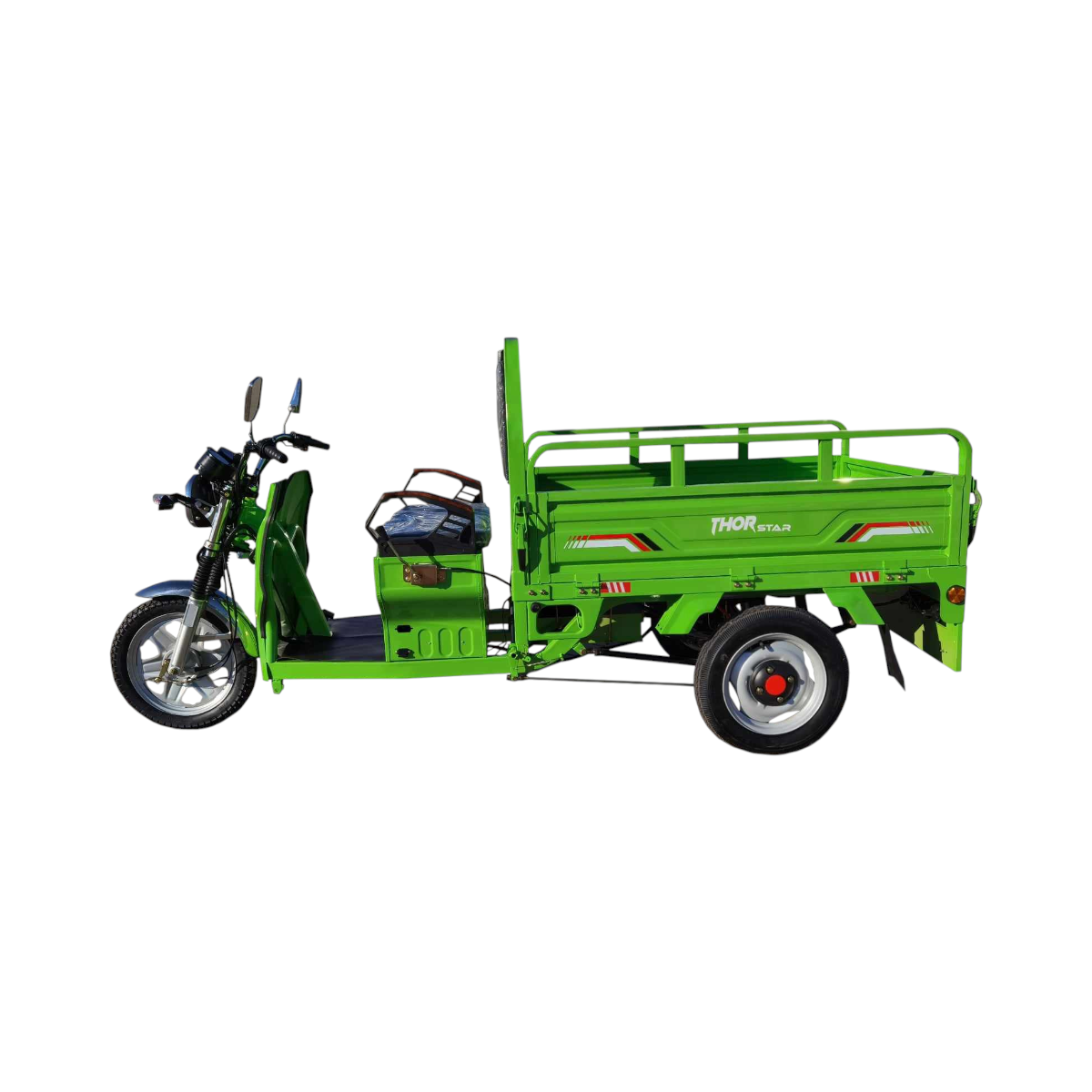 Triciclu electric Thor STAR verde cu CIV 1200W 60V45Ah - imagine 3