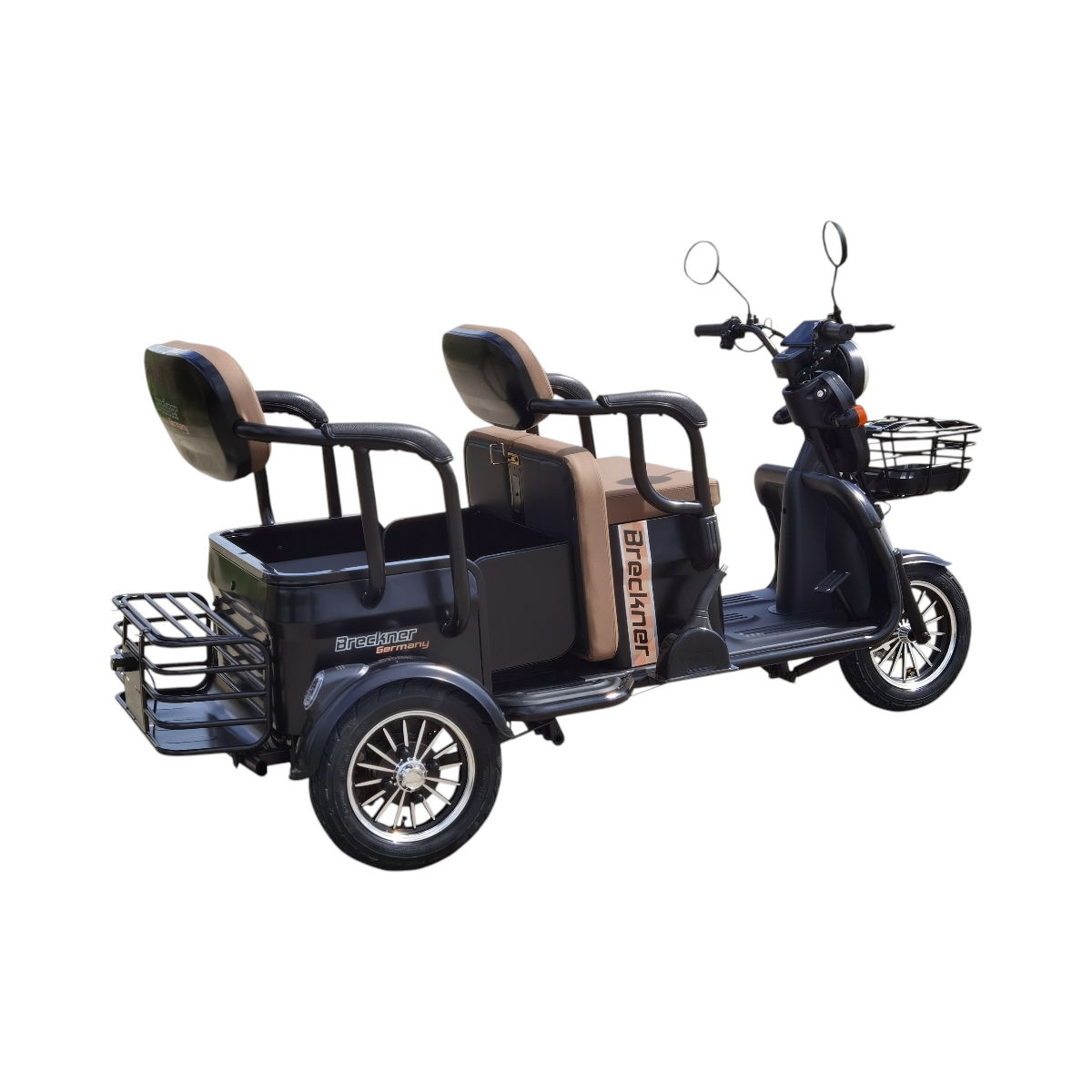 Triciclu electric BRECKNER TRAVEL negru 1000W 60V 20AH - imagine 7