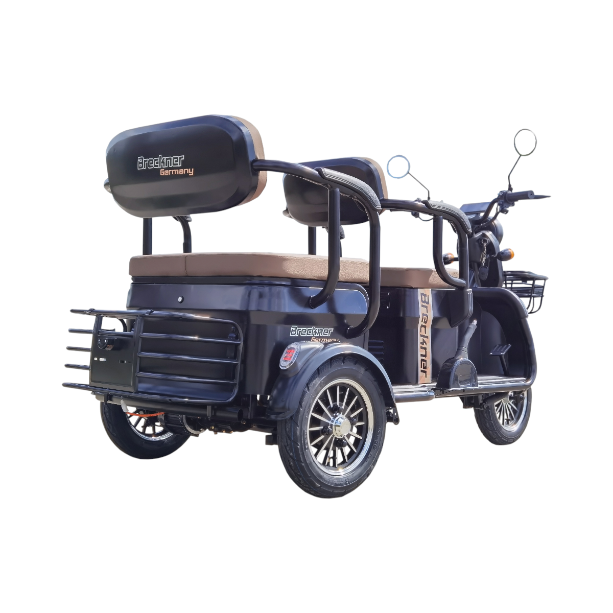 Triciclu electric BRECKNER TRAVEL negru 1000W 60V 20AH - imagine 6