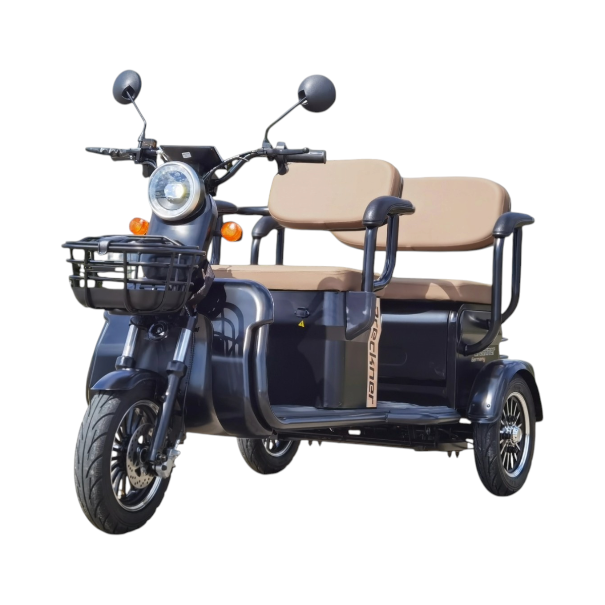 Triciclu electric BRECKNER TRAVEL negru 1000W 60V 20AH - imagine 2
