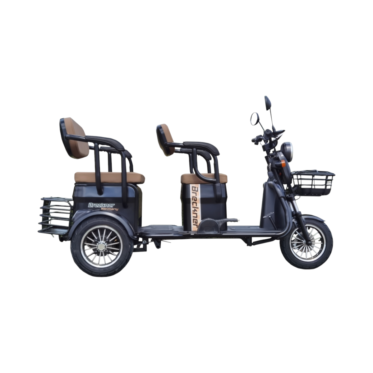 Triciclu electric BRECKNER TRAVEL negru 1000W 60V 20AH - imagine 8