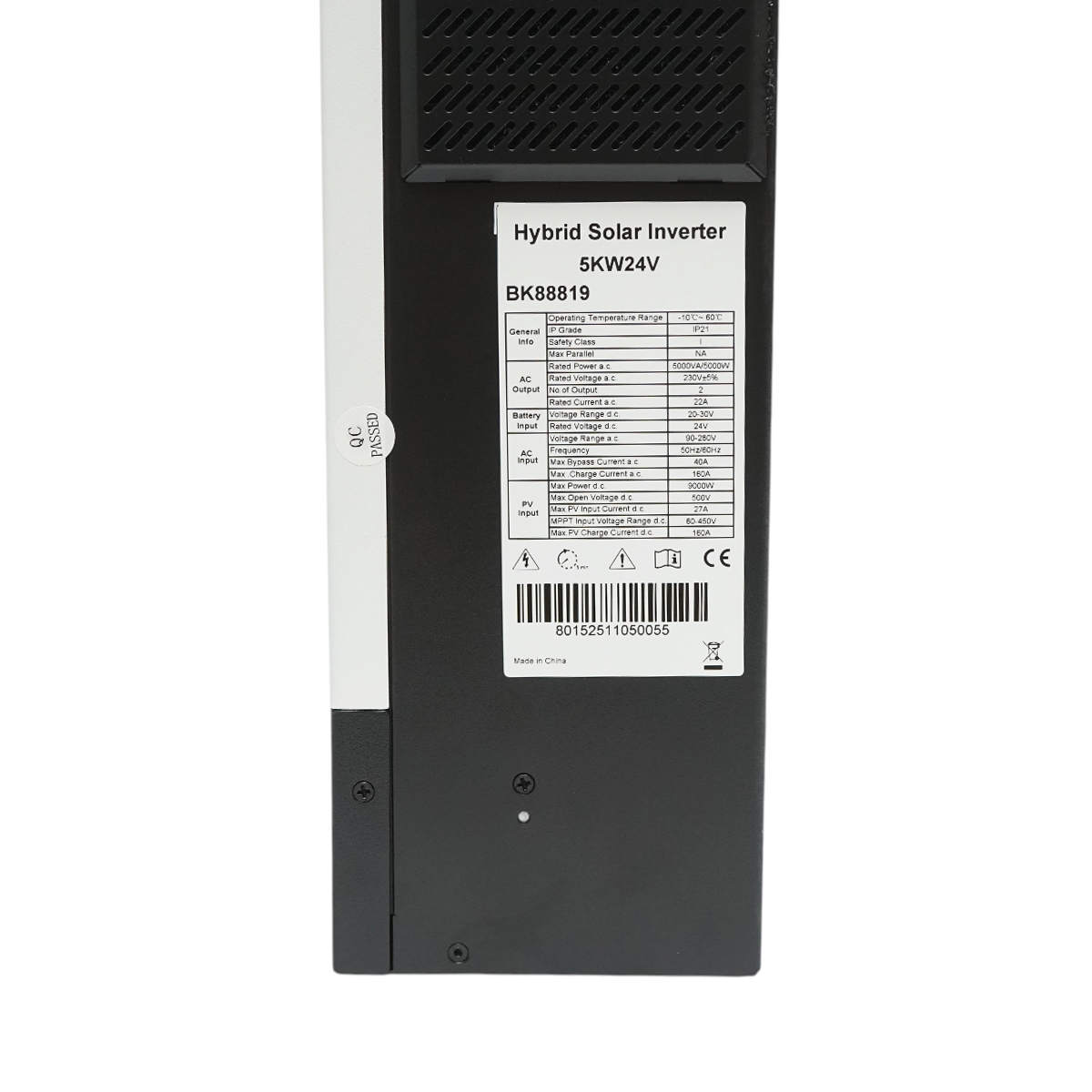 Invertor solar hibrid 5kW, 24V, MPPT 160A, monofazic, OFF-GRID Breckner Germany - imagine 7