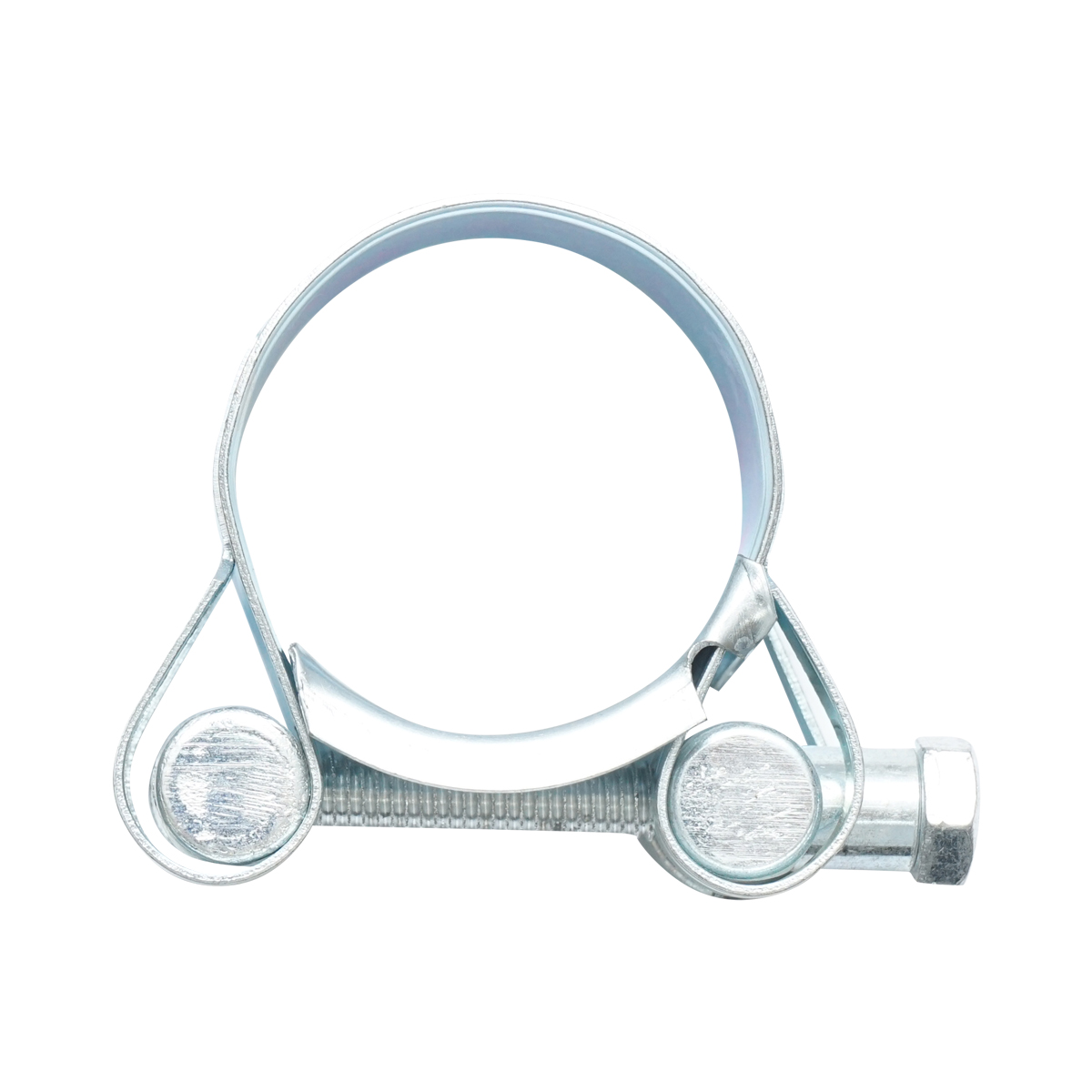 Colier forta, clema metalica zincata cu surub W1 pentru furtunuri 68-73mm Breckner Germany - imagine 2