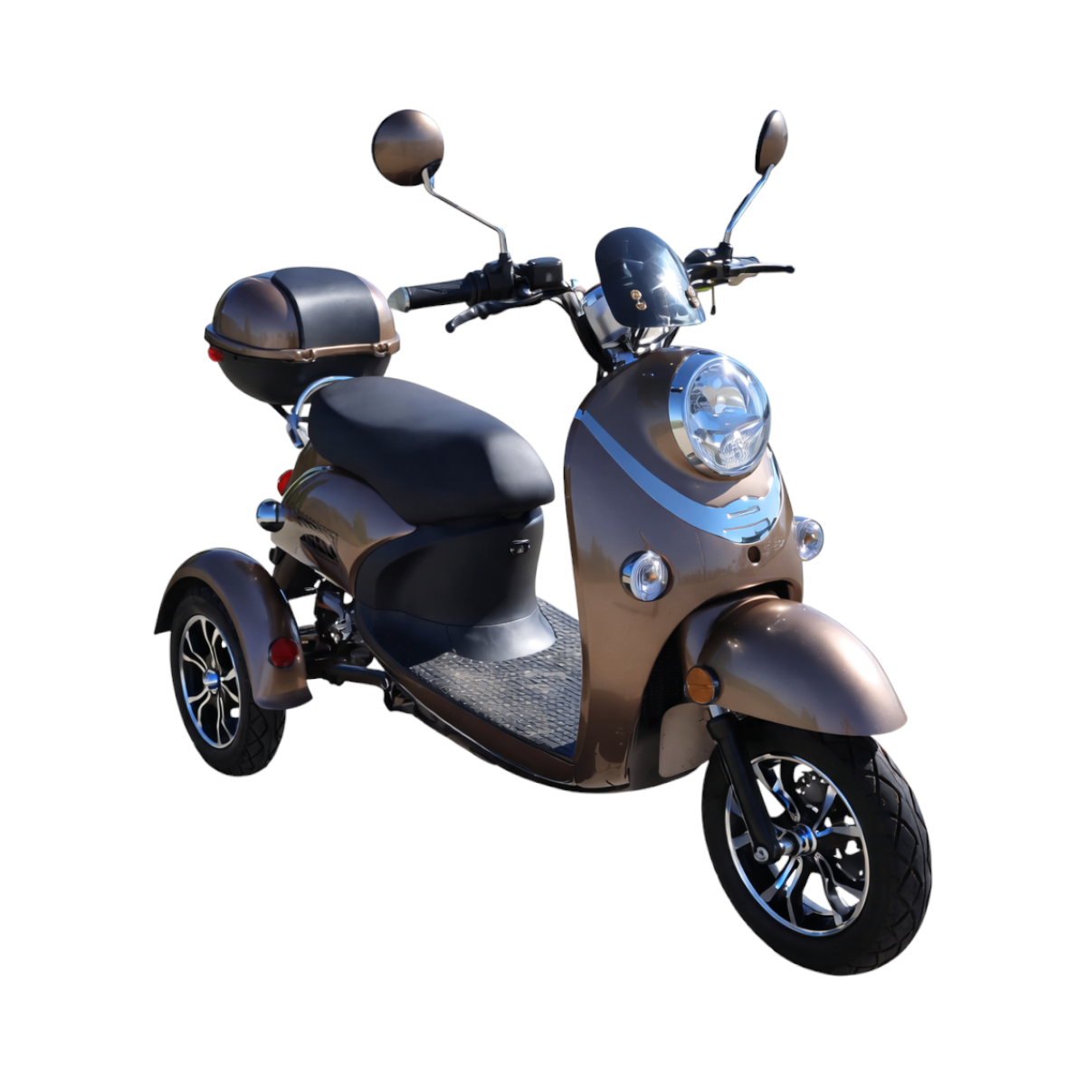 Triciclu electric Thor Spyder maro 800W 60V20Ah - imagine 6