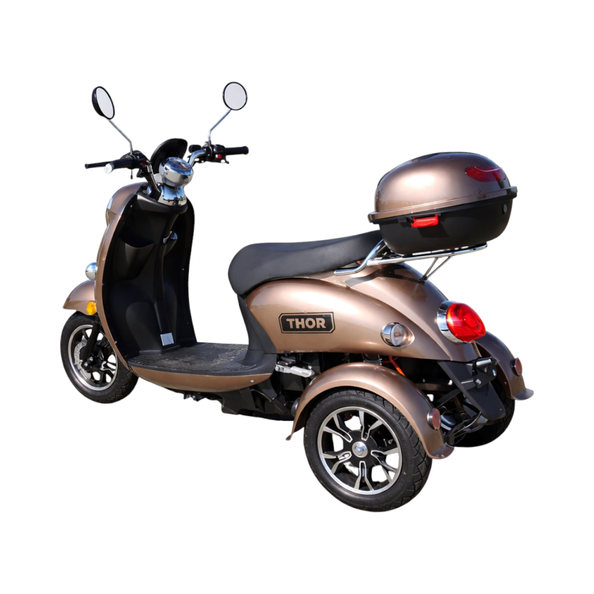 Triciclu electric Thor Spyder maro 800W 60V20Ah - imagine 2