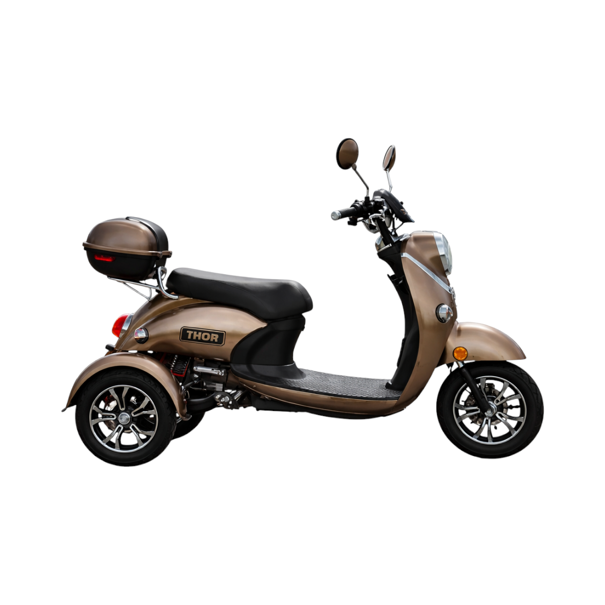 Triciclu electric Thor Spyder maro 800W 60V20Ah - imagine 5