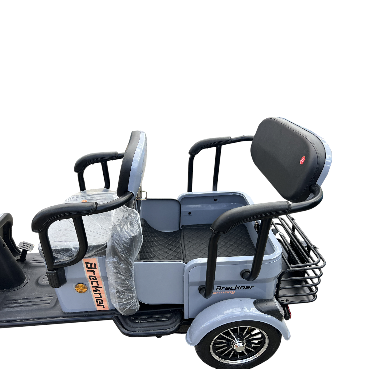 Triciclu electric BRECKNER TRAVEL gri 1000W 60V 20AH - imagine 8