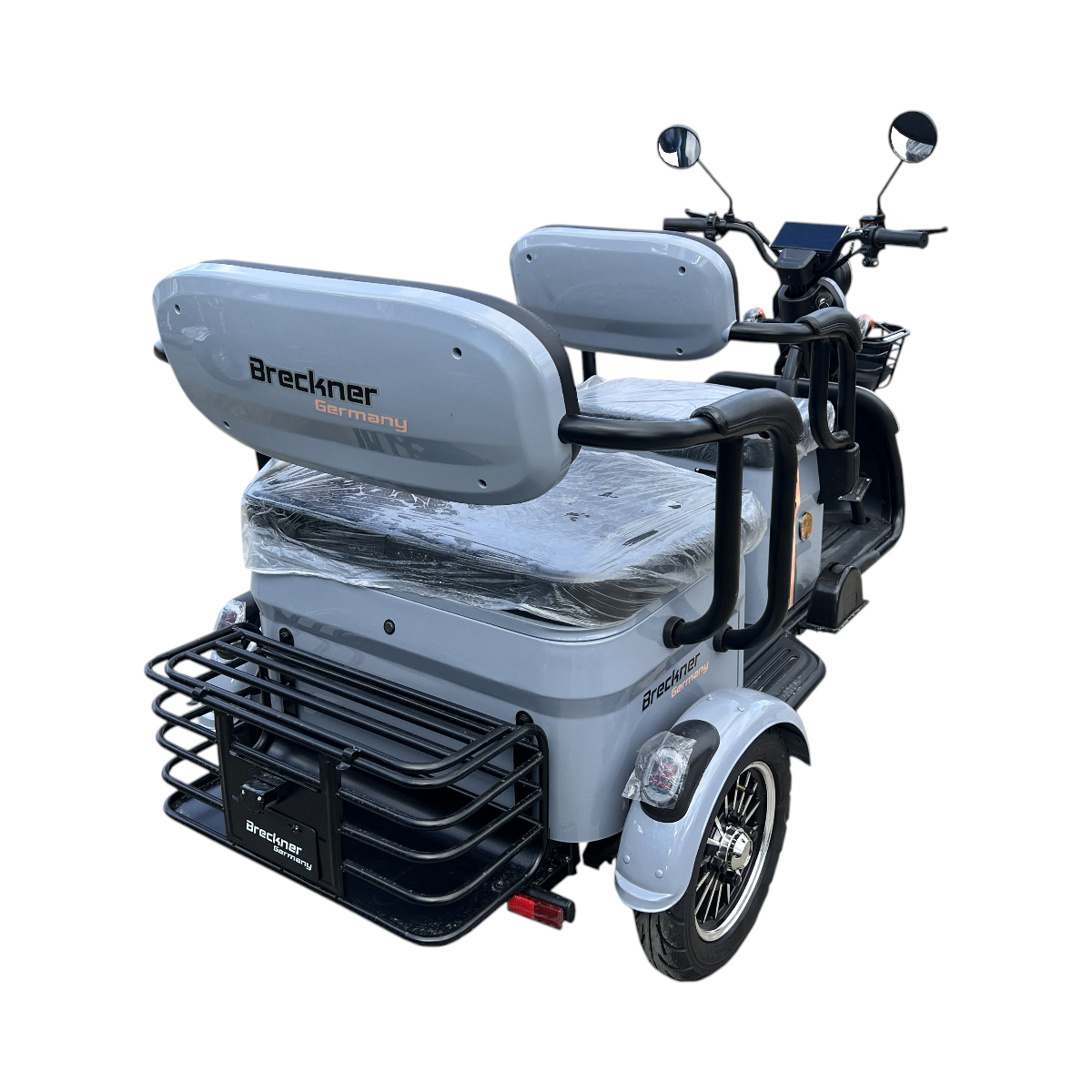 Triciclu electric BRECKNER TRAVEL gri 1000W 60V 20AH - imagine 5