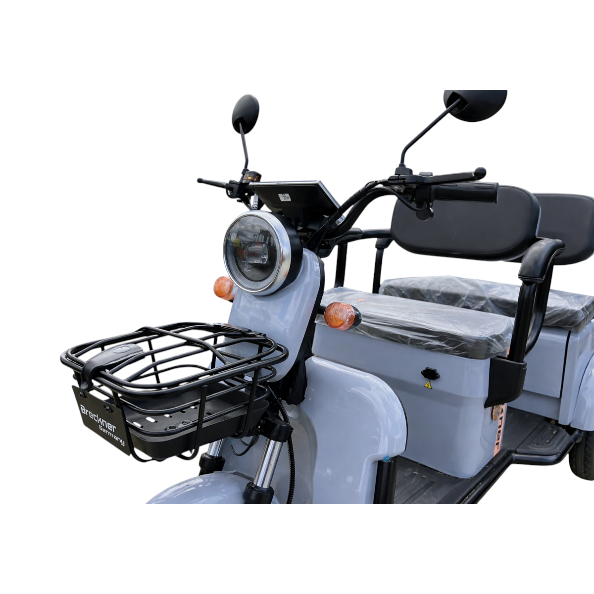 Triciclu electric BRECKNER TRAVEL gri 1000W 60V 20AH - imagine 7
