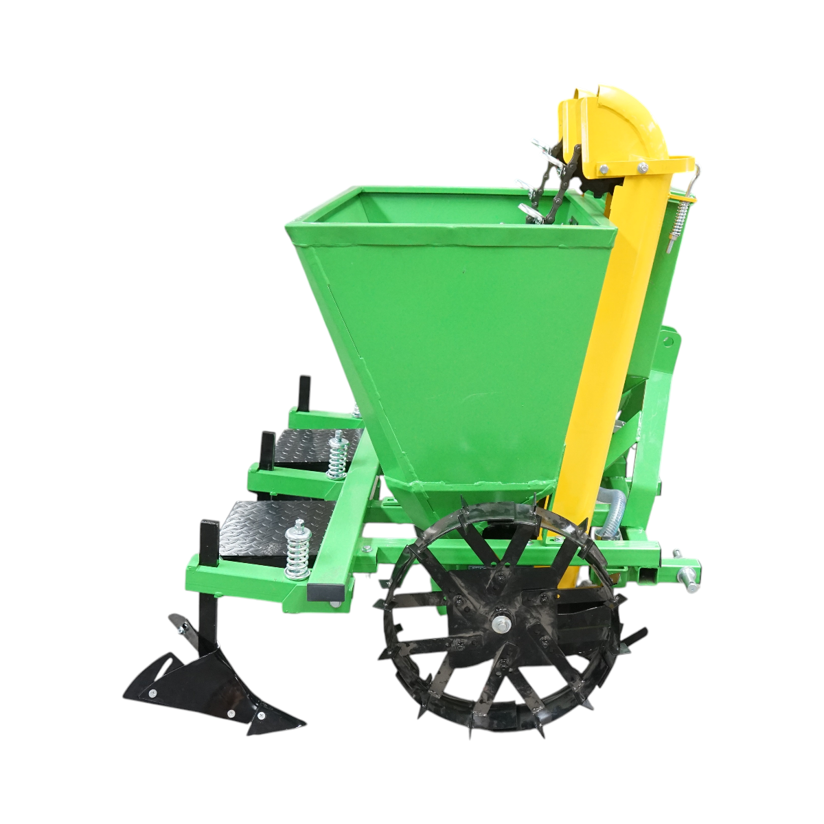 Masina de plantat cartofi pe 2 randuri cu fertilizare, buncar 180kg model Polonia - imagine 3