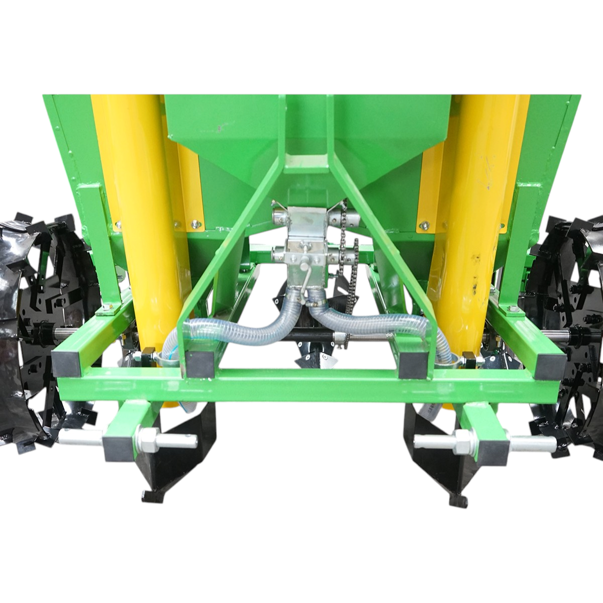Masina de plantat cartofi pe 2 randuri cu fertilizare, buncar 180kg model Polonia - imagine 7