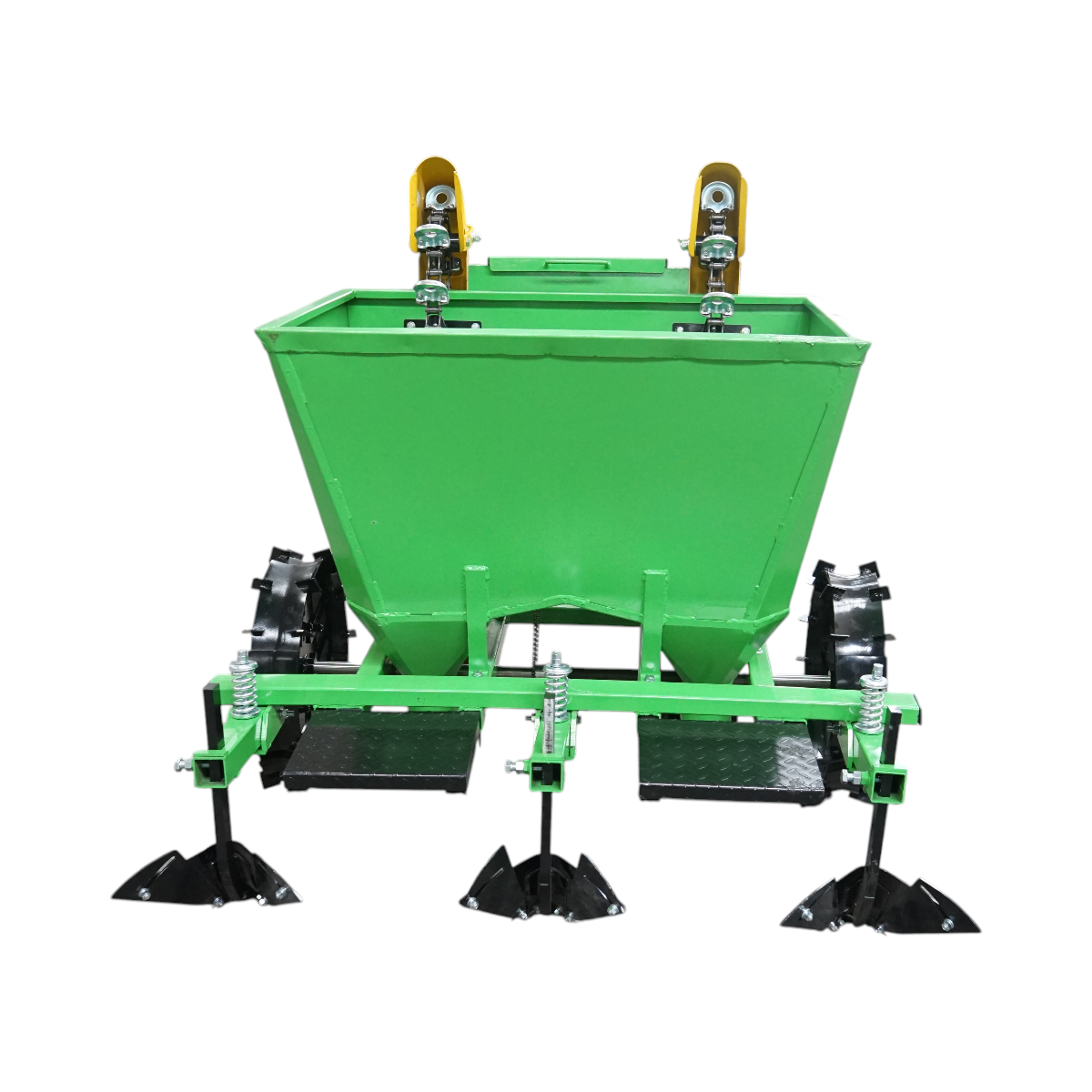 Masina de plantat cartofi pe 2 randuri cu fertilizare, buncar 180kg model Polonia - imagine 4