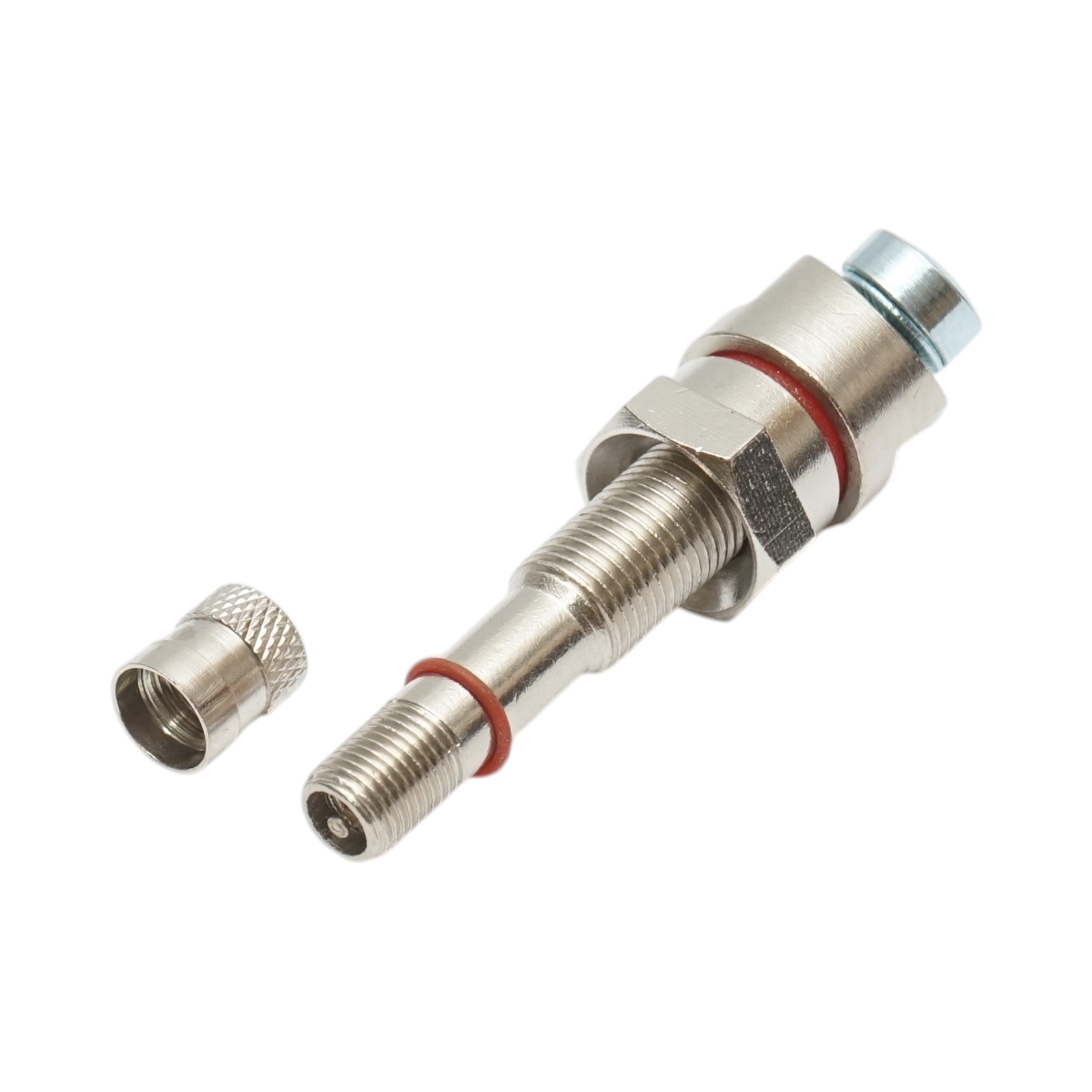 Valva roata camion tubeless metalica 68mm compatibila senzor TPMS - imagine 2