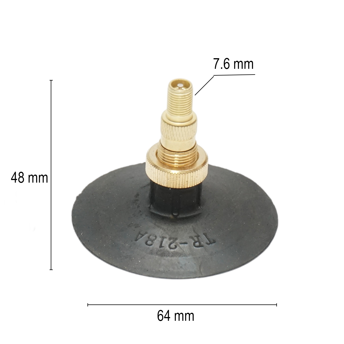 Valva camera de aer aplicata TR218A cu palarie mare 64mm