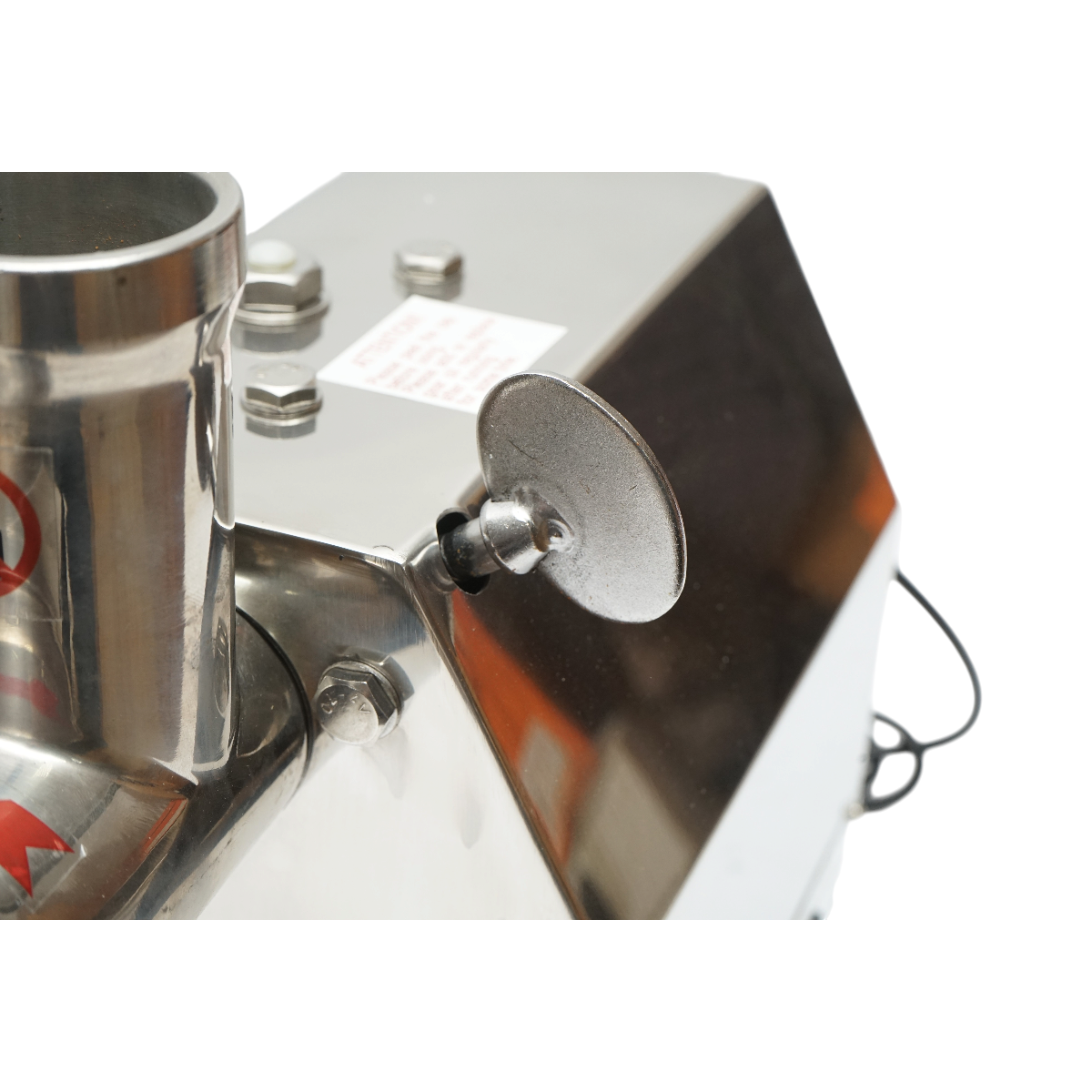 Masina de tocat carne electrica inox + otel 1200W, 220V, capacitate 100 kg/h, adaptor carnati, 1 sita si 1 cutit incluse 340x185x365mm - imagine 11