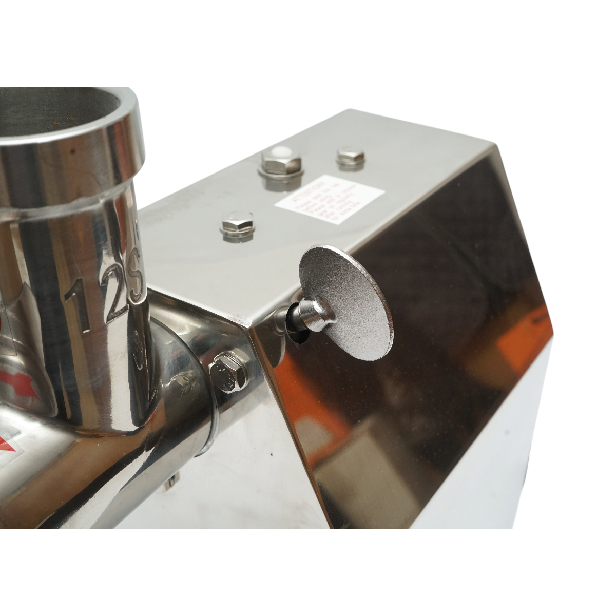 Masina de tocat carne electrica inox 1600W, 220V, capacitate 150 kg/h, adaptor carnati, 1 sita si 1 cutit incluse 380x210x415mm - imagine 12