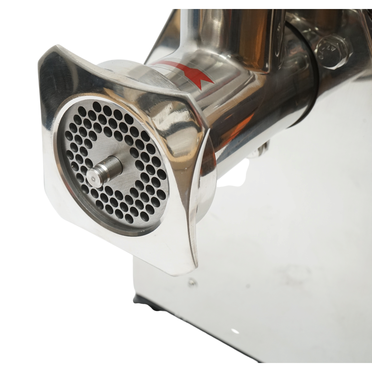 Masina de tocat carne electrica inox 2000W, 220V, capacitate 250 kg/h, adaptor carnati, 1 sita si 1 cutit incluse 410x240x450mm - imagine 8