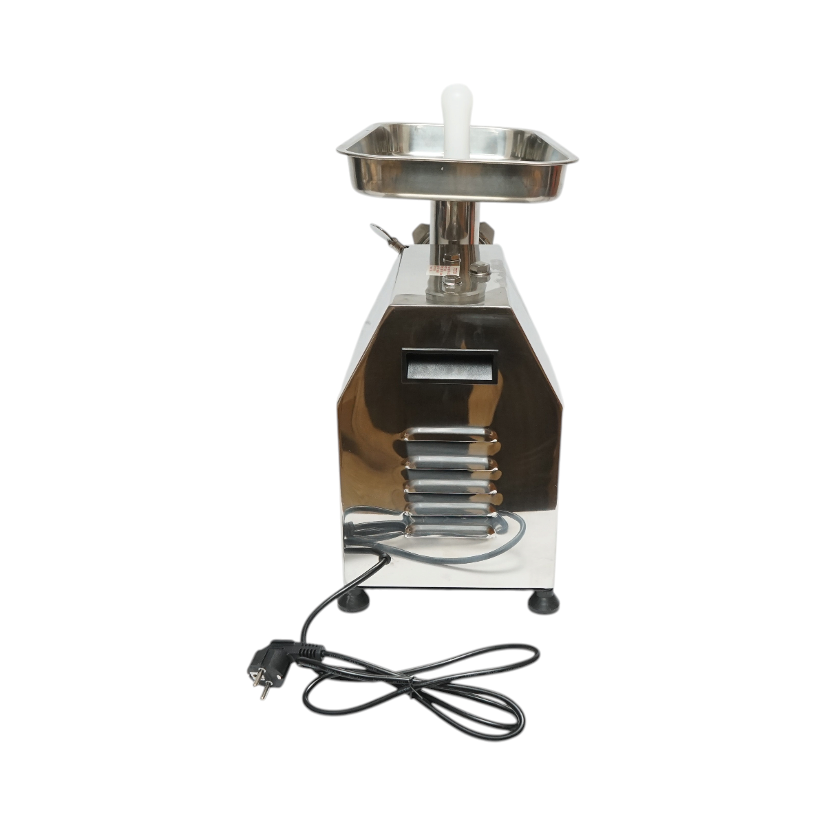 Masina de tocat carne electrica inox 2000W, 220V, capacitate 250 kg/h, adaptor carnati, 1 sita si 1 cutit incluse 410x240x450mm - imagine 4