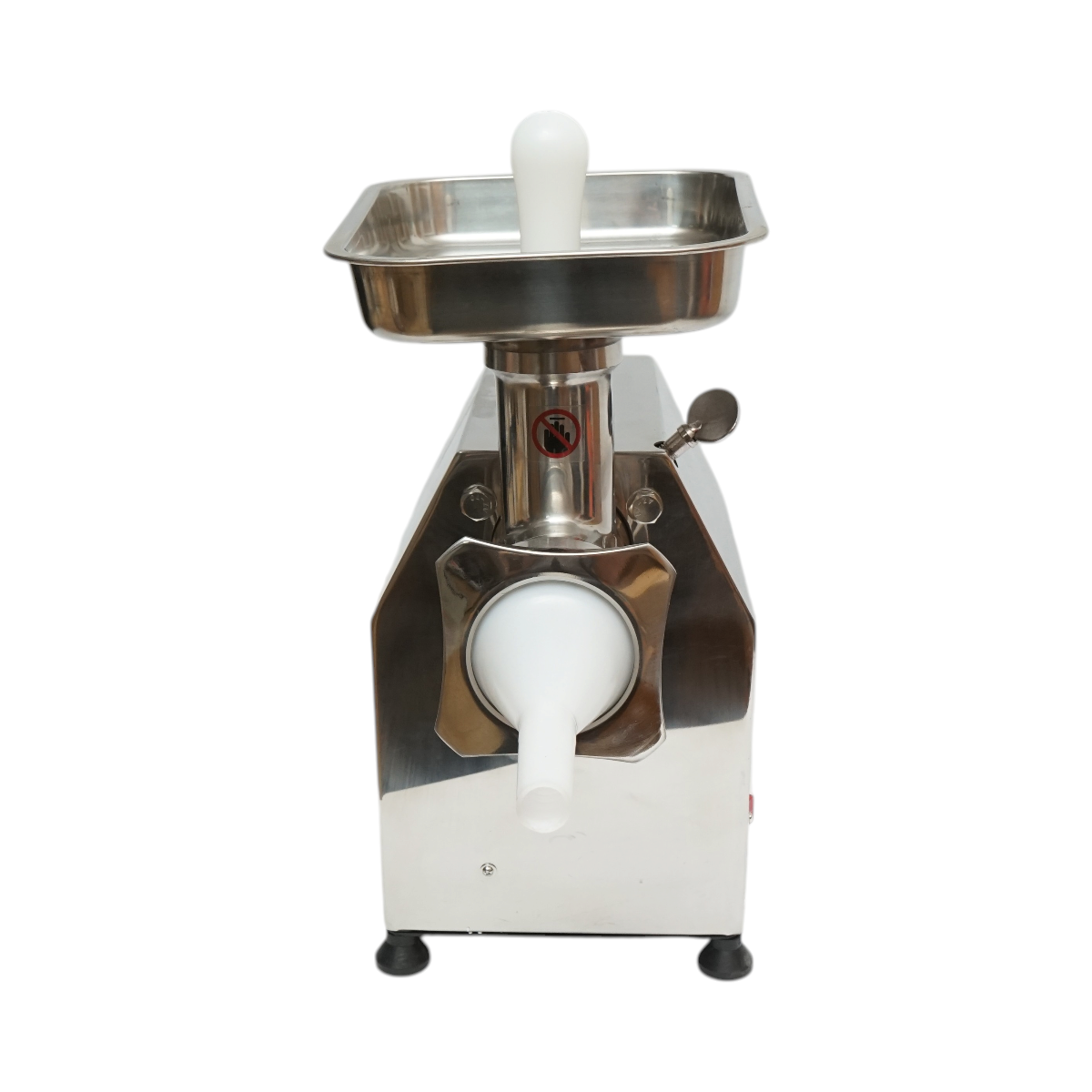 Masina de tocat carne electrica inox 2000W, 220V, capacitate 250 kg/h, adaptor carnati, 1 sita si 1 cutit incluse 410x240x450mm - imagine 6