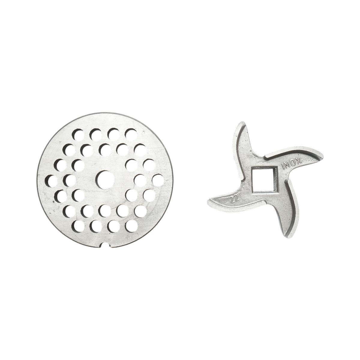 Masina de tocat carne electrica inox 2000W, 220V, capacitate 250 kg/h, adaptor carnati, 1 sita si 1 cutit incluse 410x240x450mm - imagine 14