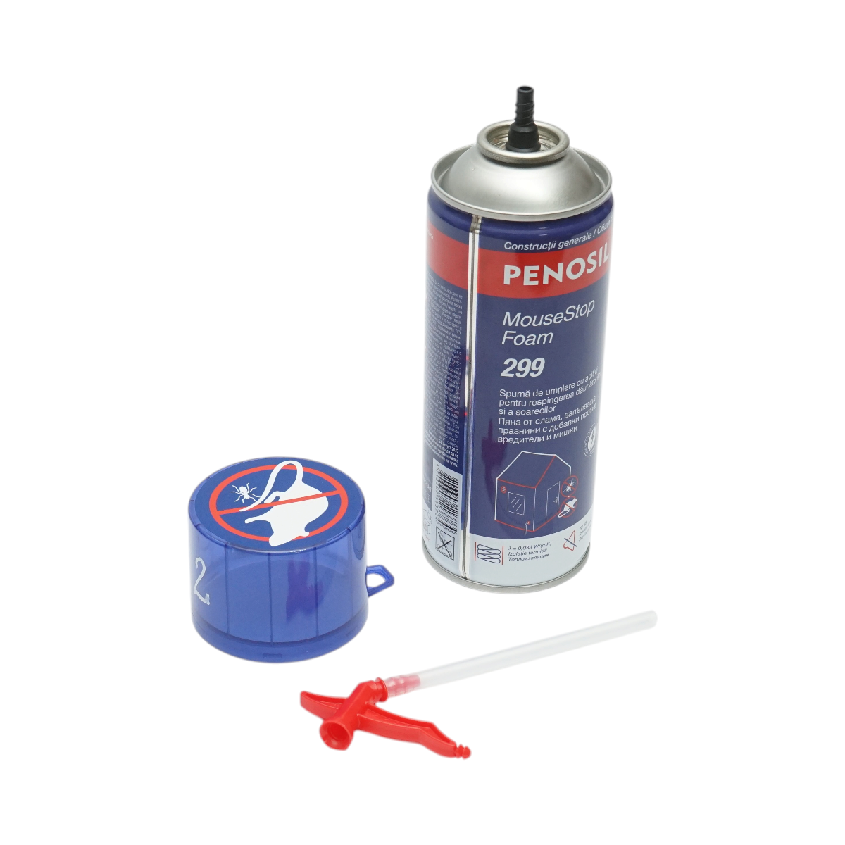 Spuma poliuretanica de umplere anti-soareci si daunatori 365ml MouseStop Foam 299 Penosil - imagine 2