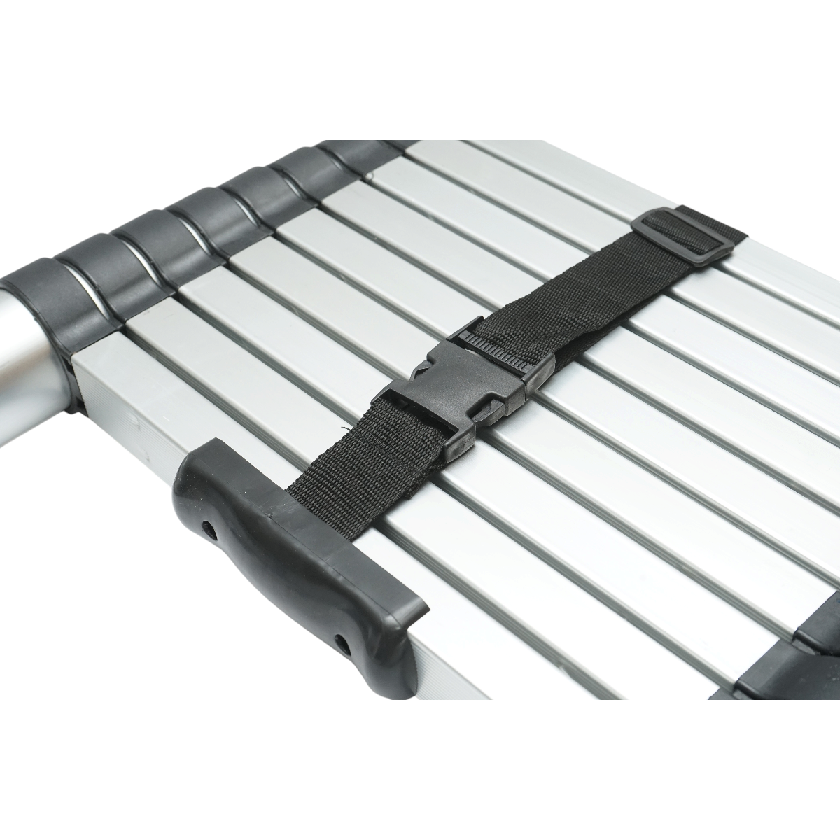Scara telescopica aluminiu 2.9m, 10 trepte antiderapante, sarcina maxima 150kg Breckner Germany - imagine 7
