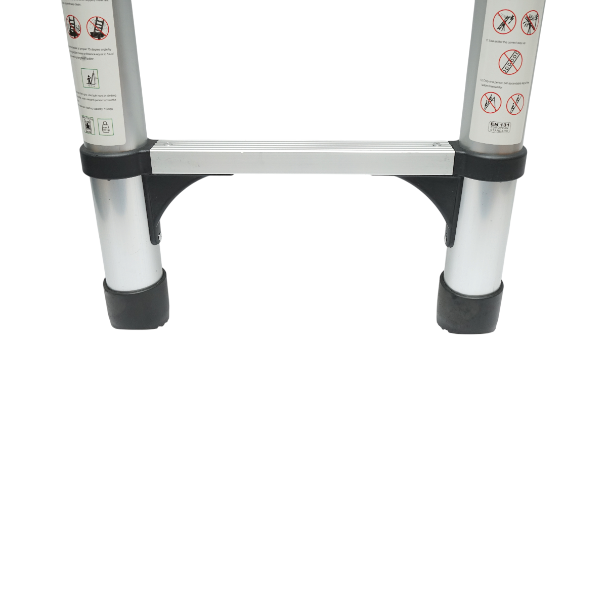 Scara telescopica aluminiu 2.9m, 10 trepte antiderapante, sarcina maxima 150kg Breckner Germany - imagine 9
