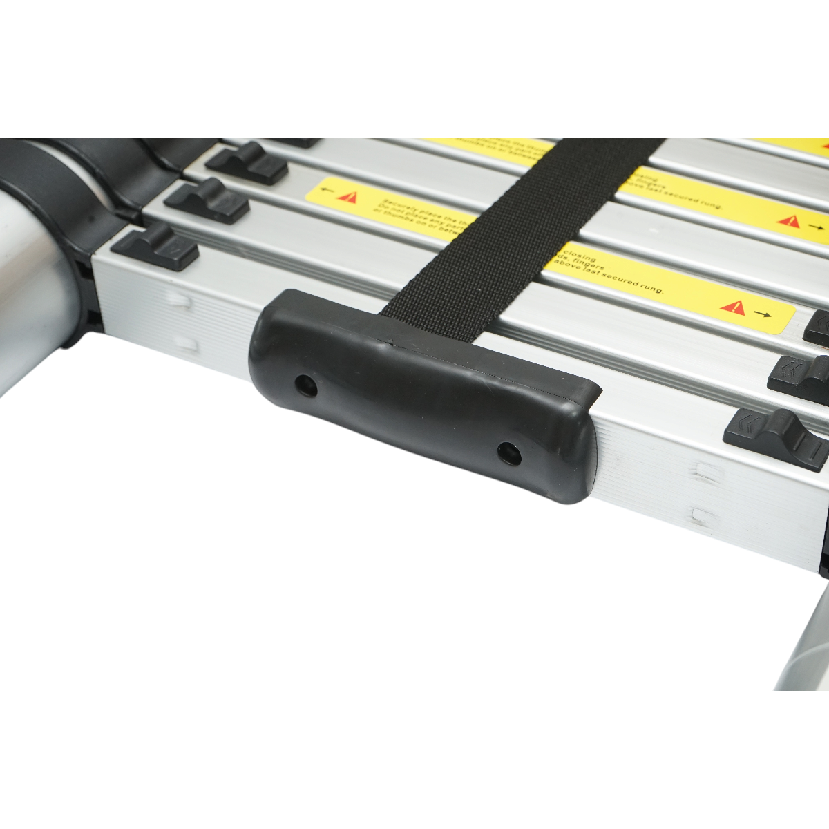 Scara telescopica aluminiu 5.1m, 14 trepte antiderapante, sarcina maxima 150kg Breckner Germany - imagine 6