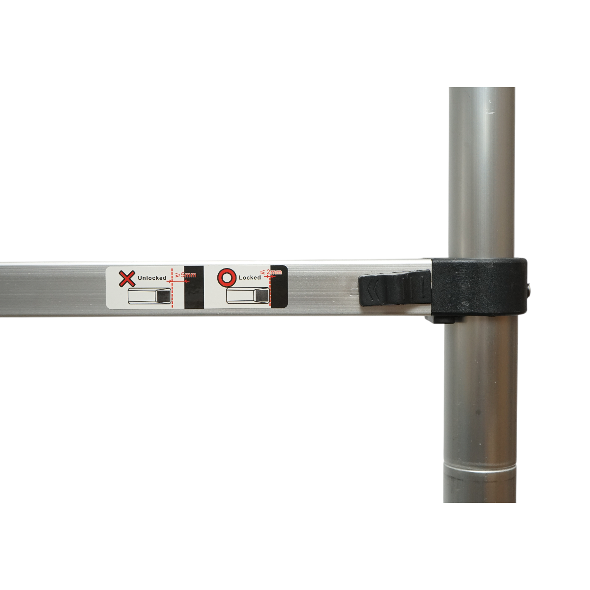 Scara telescopica aluminiu 5.1m, 14 trepte antiderapante, sarcina maxima 150kg Breckner Germany - imagine 10