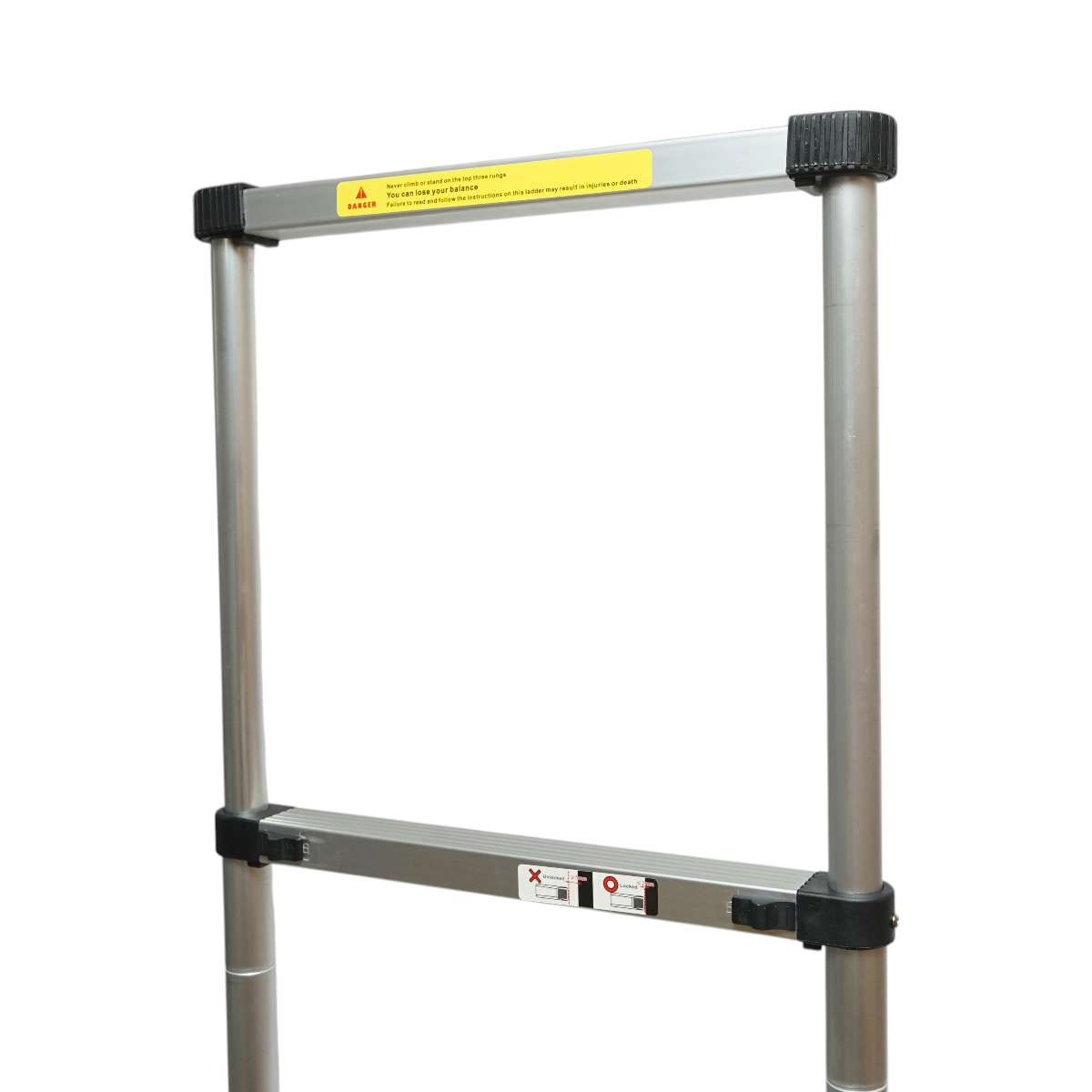 Scara telescopica aluminiu 6.2m, 16 trepte antiderapante, sarcina maxima 150kg Breckner Germany - imagine 8