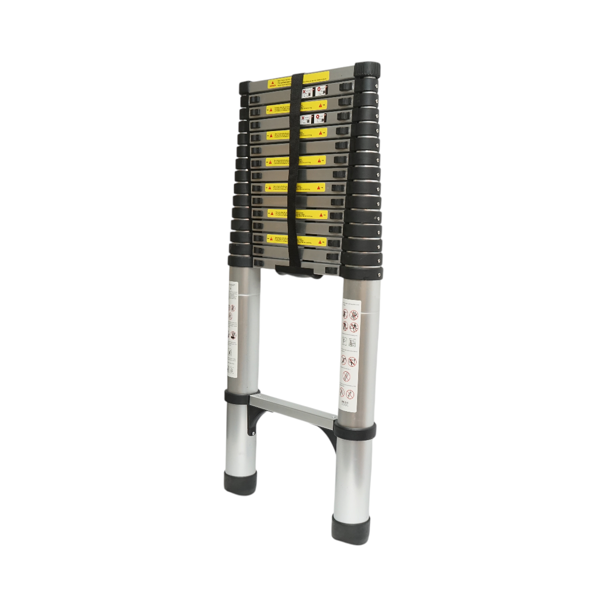 Scara telescopica aluminiu 6.2m, 16 trepte antiderapante, sarcina maxima 150kg Breckner Germany - imagine 4