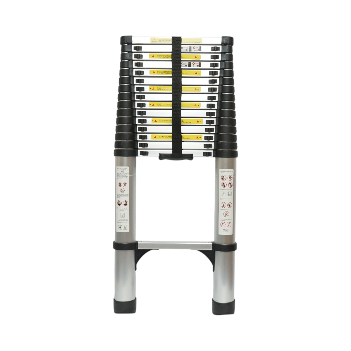Scara telescopica aluminiu 6.2m, 16 trepte antiderapante, sarcina maxima 150kg Breckner Germany - imagine 2
