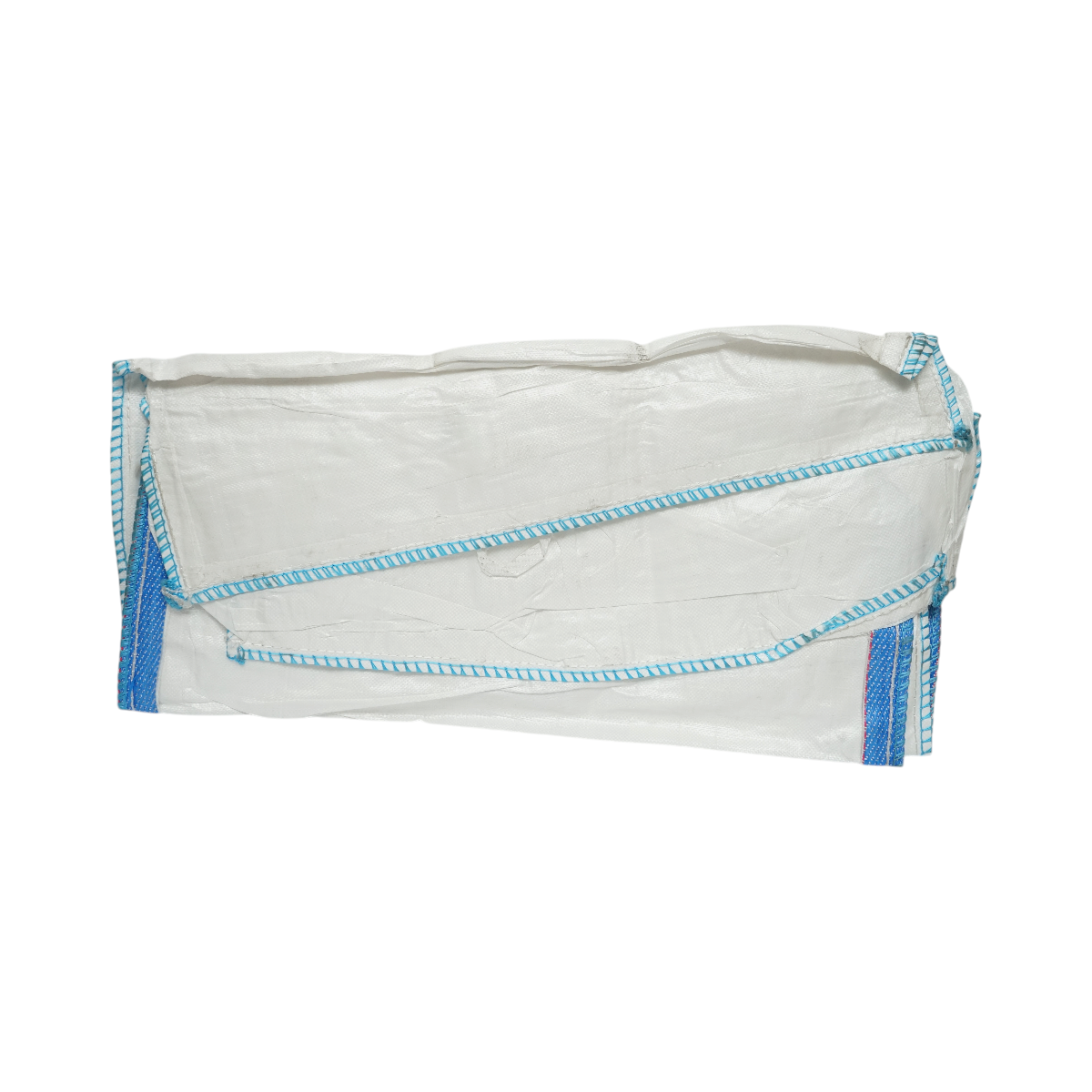 Sac big bag 95x95x160cm alb, capacitate 1000kg, tip U-Panel nelaminat, fusta incarcare, tub descarcare - imagine 6