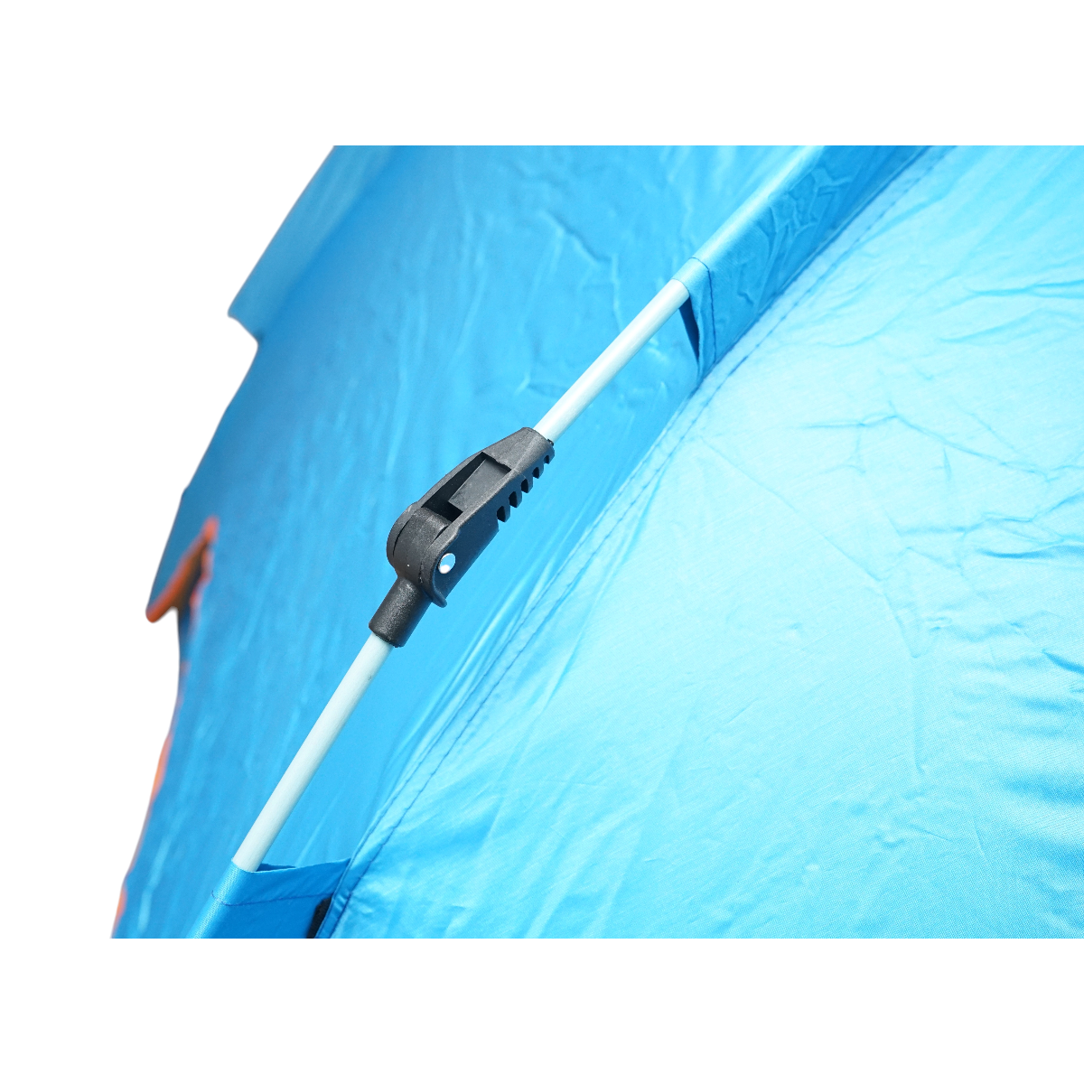 Cort camping 2 persoane albastru pliabil automat pop-up 2 intrari, impermeabil cu protectie UV si plasa anti-insecte 200x200x145cm - imagine 11