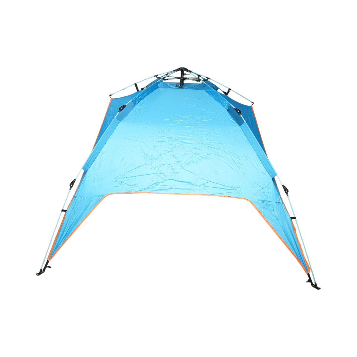 Cort camping 2 persoane albastru pliabil automat pop-up 2 intrari, impermeabil cu protectie UV si plasa anti-insecte 200x200x145cm - imagine 7